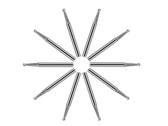 surgical polishing bur tungsten steel carbide burs dental