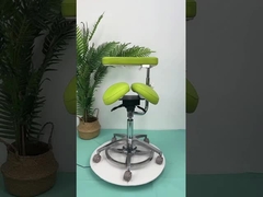 Luxury Design Dental Ajustable Assistant Chairs Micro Fiber Leather Dentist Saddle Stool