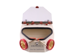 LED Light Dental Sandblaster Two Pen Dental Lab Equipment Dental Sandblasting Machine