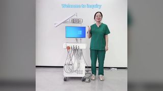 Dental Treatment Unit with Intraoral Camera Adjustable LED Examination Light and Windows Computer Sy