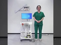 All-in-One Dental Treatment Unit with HD Intraoral Camera LED Butterfly Lamp Dental Chair Integrated
