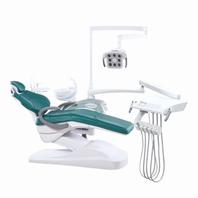 Micro fiber leather Luxury Dental Unit Full Set OEM/ODM Accept Dental Chair With LED Sensor Light