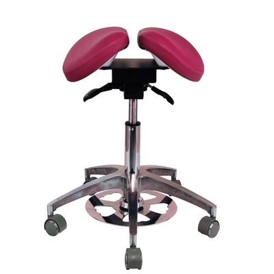 Beauty Salon Comfortable chair Green Micro Fiber dentist stool Saddel Shape Dentist Chair