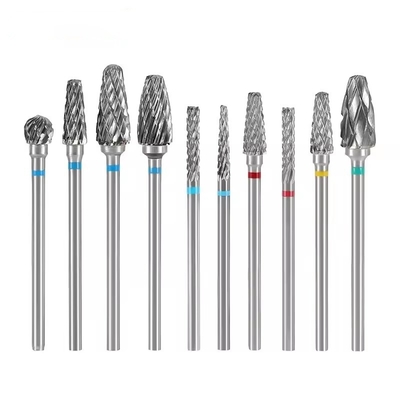 Dental Lab Use Tungsten Carbide Burs 10pcs/Set Dental Carbide Drill Kit For Micromotor