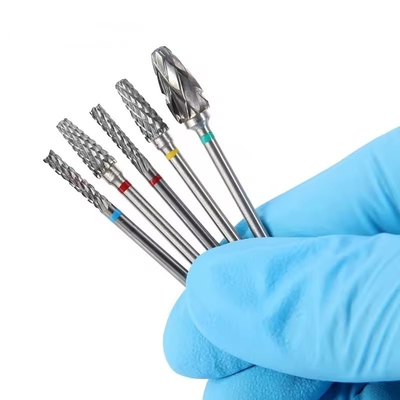 Dental Lab Use Tungsten Carbide Burs 10pcs/Set Dental Carbide Drill Kit For Micromotor