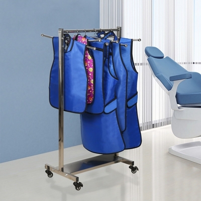 Medical 0.35mm PB Lead Radiation Proof Suits Blue Color Dental X-Ray Lead Apron