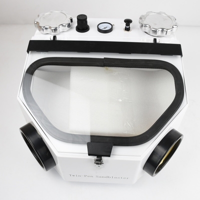 LED Light Dental Sandblaster Two Pen Dental Lab Equipment Dental Sandblasting Machine