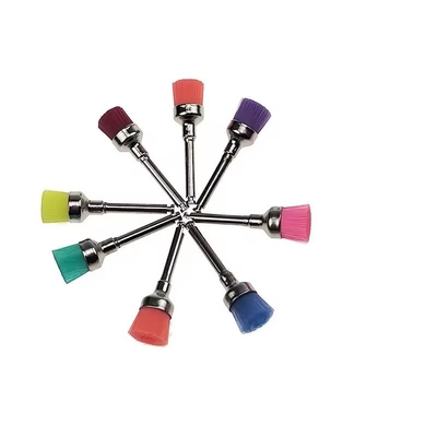 Colorful Disposable Dental Kit Polishing Brush Nylon Teeth polishing Dental Prophy Brush