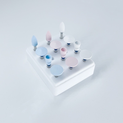 12pcs/box high quality dental silicone teeth polishing for contra angle handpiece hot sell dental polishing kits
