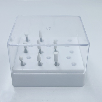 Silicon Dental Polish Grinding Head Dental Lab White Stone Polishing Burs