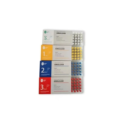 Dental Filling Material Amalgam Capsule 2 Spill 600mg 50pcs/Box Dental Amalgam Capsule