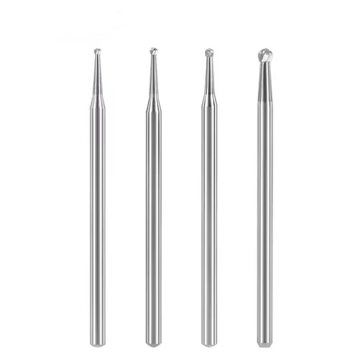 Dental Lab Tungsten Carbide Burs 10pcs/Box Dental Round Carbide Burs For Polishing