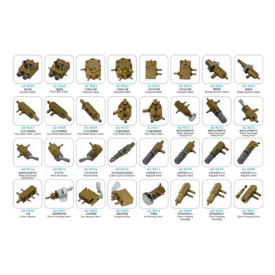 Copper Material Dental Chair Valve Foshan Factory Dental Unit And Spare Parts