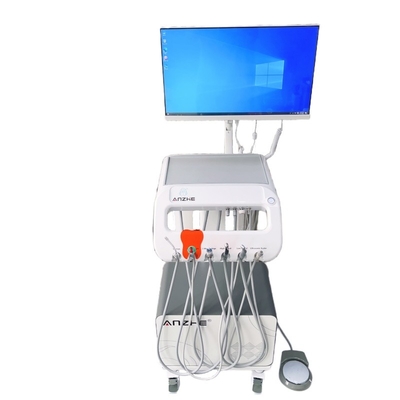 Factory Hot Sell Dental Workbench Anzhe Portable Dental Unit With Computer