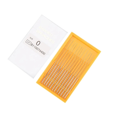 Dental Stainless Steel Barbed Broaches Endodontic Needles Assorted Without Handle