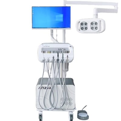 Professional Mobile Dental Unit Cart For Veterinary Dental Turbine Unit With Air Compressor Pets Treatment Mobile Cart