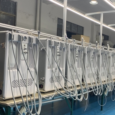 Dental Mobile Cart Portable Dental Unit With 550W Air Compressor Move at Will Mobile Dental Turbine Unit