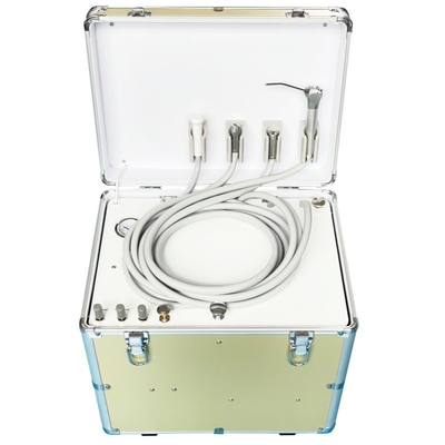 Portable Treatment Box Dental Clinic Turbine Unit With Air Compressor Suction System and Triplex Syringe for Dental Practicing