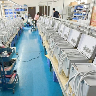 Dental Suitcase with Suction Unit Mobile Dental Unit With Build in Air Compressor Portable Dental Unit for Students Use
