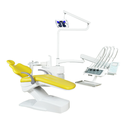 Foshan Factory Dental Chair Unit 16 Sets One Container with Free Curing Light and Dental Scaler Top Mounted Dental Unit