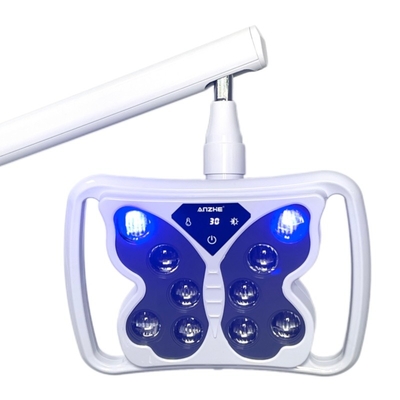 Portable Dental Teeth Whitening Machine 12W Powerful 10 LED Cold Light Floor Standing Moveable Bleaching Unit Lamp