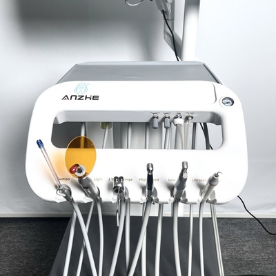 High End Dental Delivery Unit with butterfly Shape LED Operation Light Dental Clinic Mobile Dental Cart Portable Dental Unit
