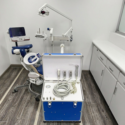 Mobile Dental Clinic Portable air Turbine Hand Held Dental Treatment Unit 550W Mobile Dental Delivery Unit