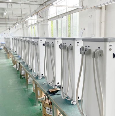 Mobile Dental Suction Unit With Dirty Water Tank Automatic Drainage Dental Saliva Ejector Suction 800L Per min Suction Machine