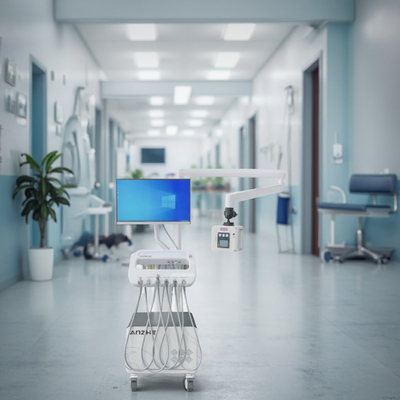 Hot Sell Dental Treatment Machine with Compressor Dental Clinic Equipment Mobile Dental Delivery Cart