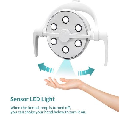 6 Bulb LED Dental Shadowless Light Oral Surgery and Examination Light for Dental Clinics Dental Chair Surgical Lamp