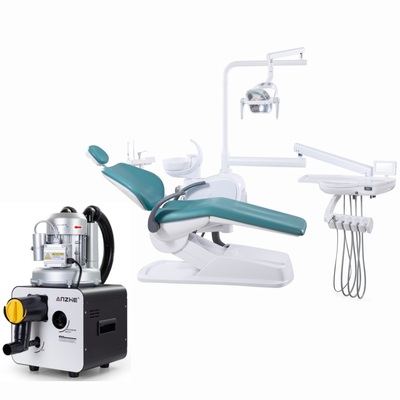 Portable Dental Suction Unit 1300W Dental Suction air and Water Separator Dental Suction System Dental Suction Machine