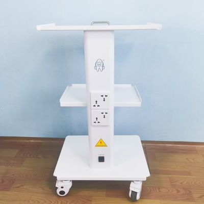 High Quality Mobile Carts Unit Built in Socket Dental Instrument Trolley Dental Mobile Instrument
