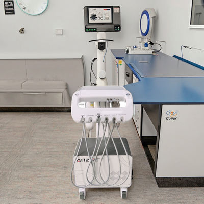 Foshan Anzhe Factory Mobile Dental Cart with air Compressor 220V Dental Delivery Unit Dental Clinic Functional Equipment