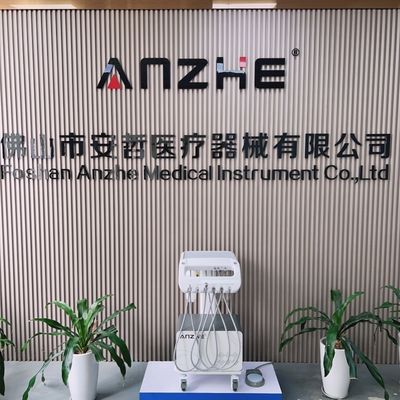 Foshan Anzhe Factory Mobile Dental Cart with air Compressor 220V Dental Delivery Unit Dental Clinic Functional Equipment