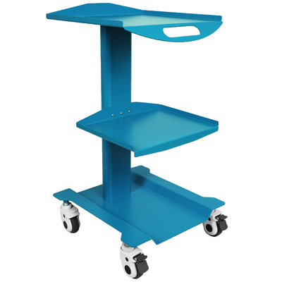 Durable Cold Rolled Steel Factory Direct Dental Mobile Instrument Cart 3-Layer Dental Rolling Trolley with Wheels Durable Steel
