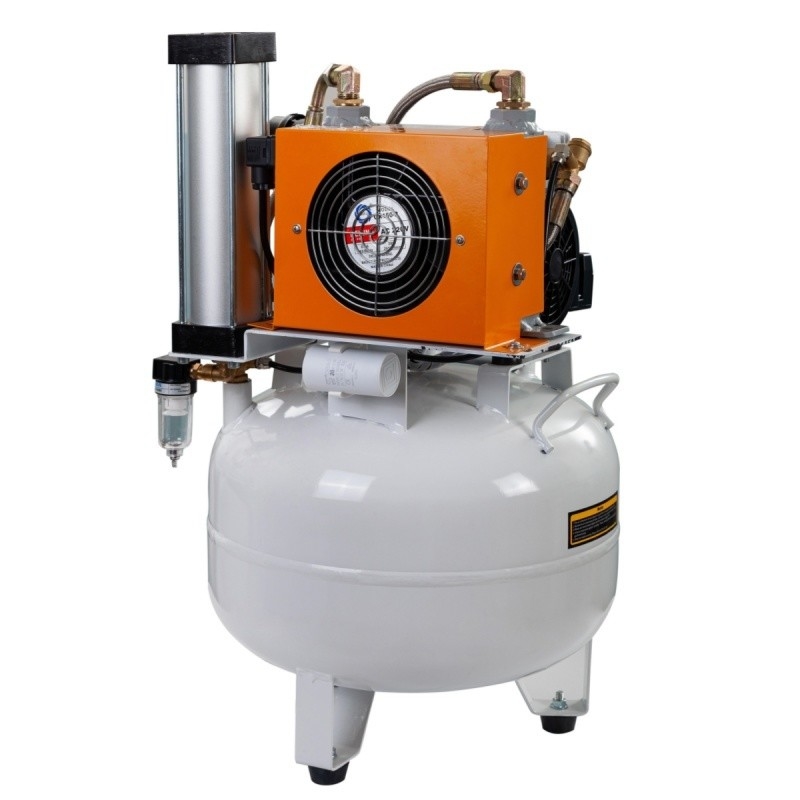 CE Certified Oil Free Air Compressor Dental Clinic 32L Dental Air Compressor With Dryer