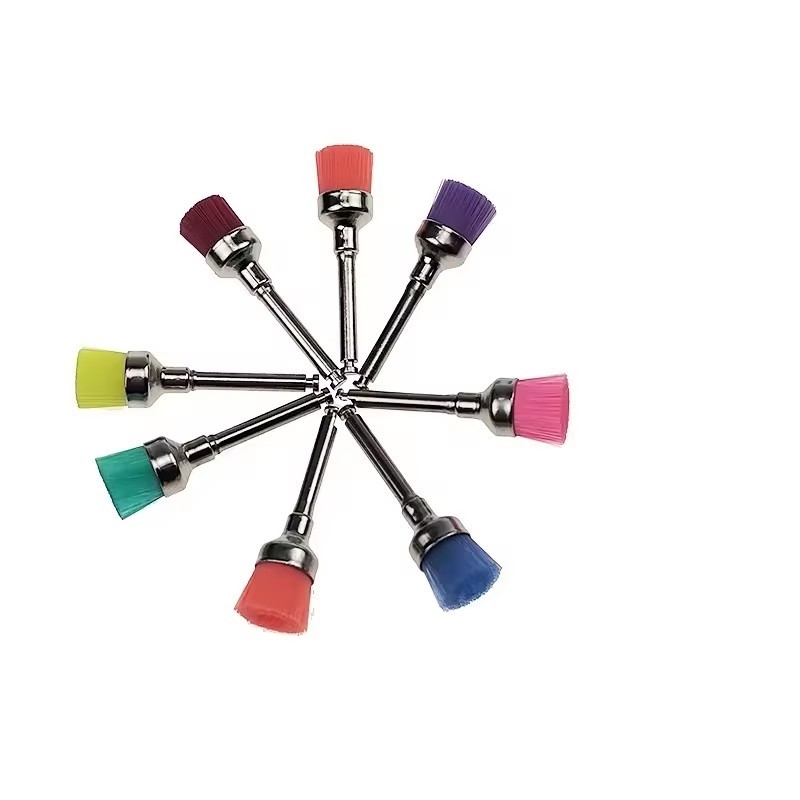 Colorful Disposable Dental Kit Polishing Brush Nylon Teeth polishing Dental Prophy Brush