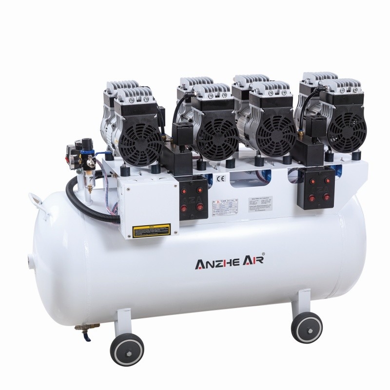 Foshan Factory Dental Air Pump Compressor 128L 3400W Silent Dental Compressor