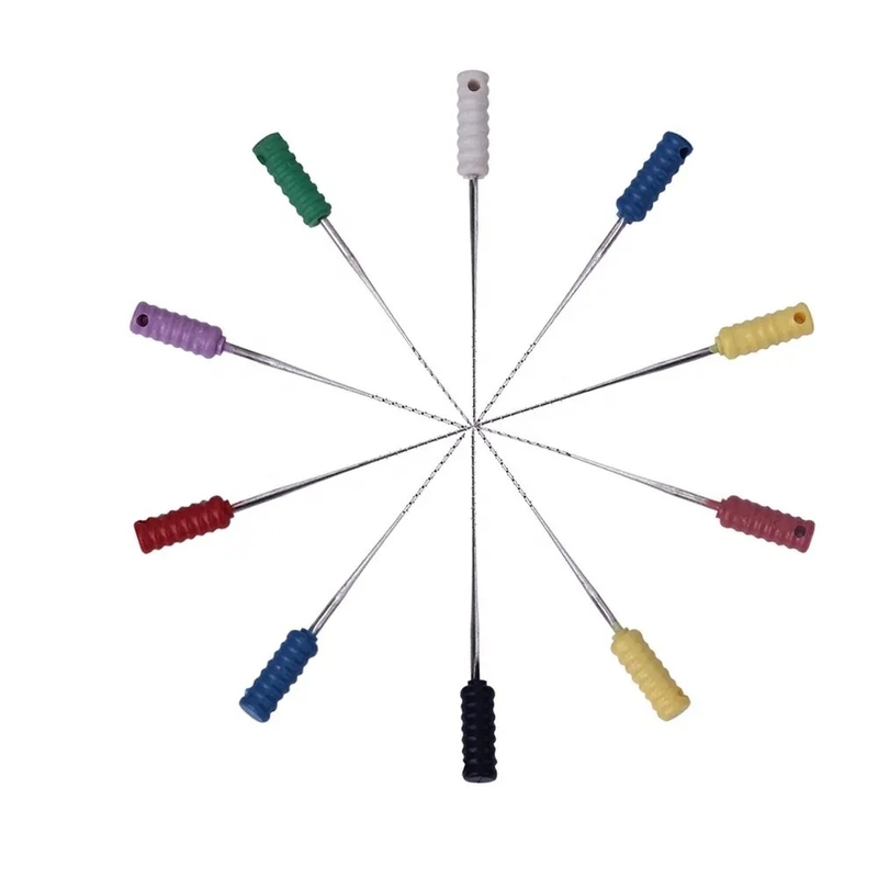 Dental Barbed Broach For Hand Use Dental Nerve Broach Dental Root Canal Files Endodontic Dental Rotary Files