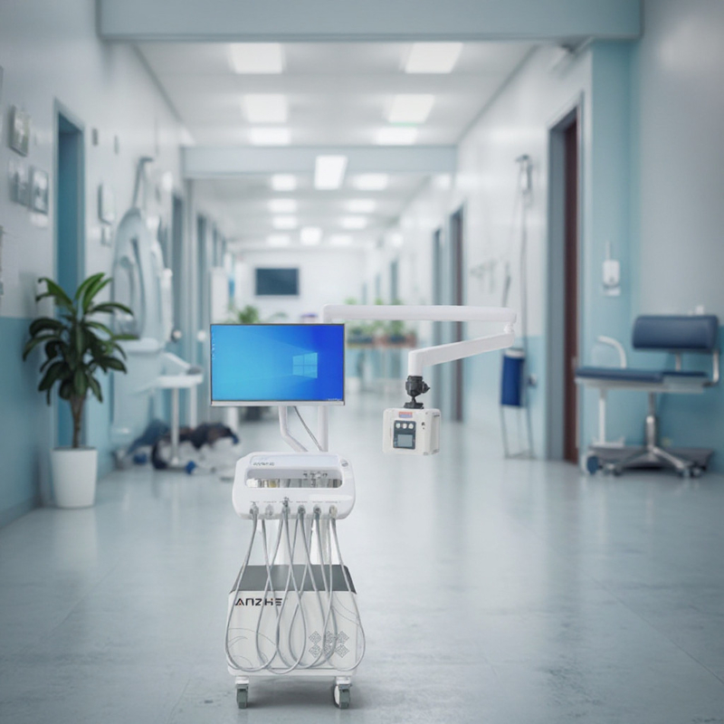 Hot Sell Dental Treatment Machine with Compressor Dental Clinic Equipment Mobile Dental Delivery Cart