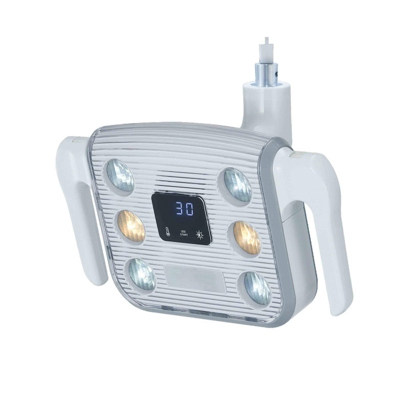 8 LED Dental Light with Sensor Switch Dental Chair Cold Light Square Reflector Dental Lamp