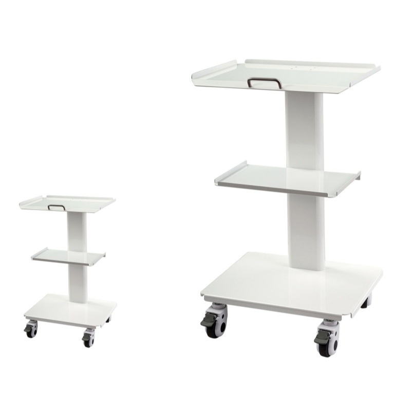 High Quality Dental Rolling Durable Trolley Mobile Instrument Cart Built-in Socket Dental Instrument Trolley