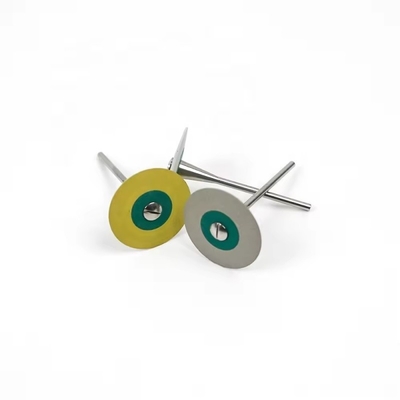 Dental Polishing Cutting Wheel 26mm Yellow Dental Teeth Polisher Disc