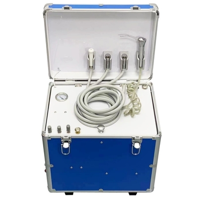 550w Dental Treatment Suitcase ISO Approved Small Dental Portable Unit With Saliva Ejector
