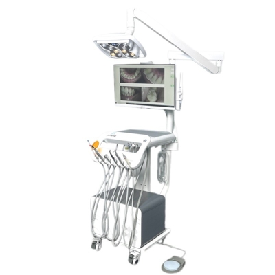 Factory Mobile Dental Cart With Butterfly Light Portable Dental Treatment Trolley