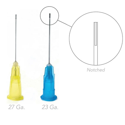 Dental Disposable 23G Irrigation Needle Endo Top Double Hole Endo Irrigation Needle