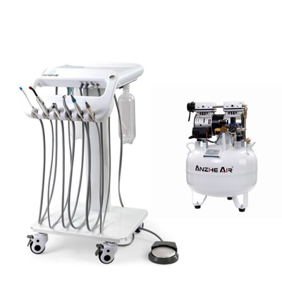 Wholesale Price Mobile Dental Unit 4 Universal Wheel Dental Mobile Treatment Carts Dental Factory Portable Dental Carts
