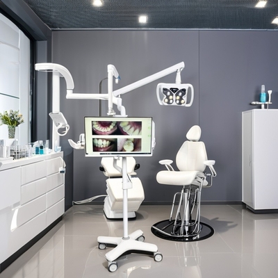 Beauty Salon Teeth Whitehing Machine Blue Light 10 Eyes Teeth Bleaching Machine Mobile Dental Teeth Whitening Lamp