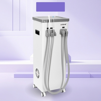 Mobile Dental Suction Unit With Dirty Water Tank Automatic Drainage Dental Saliva Ejector Suction 800L Per Min Suction Machine