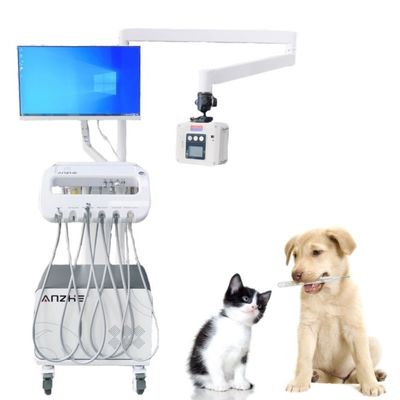 Good price Vet Medical New Portable Dental Device Mobile Dental Unit for Pets Luxury Dental Equipment Trolley Cart With X Ray online